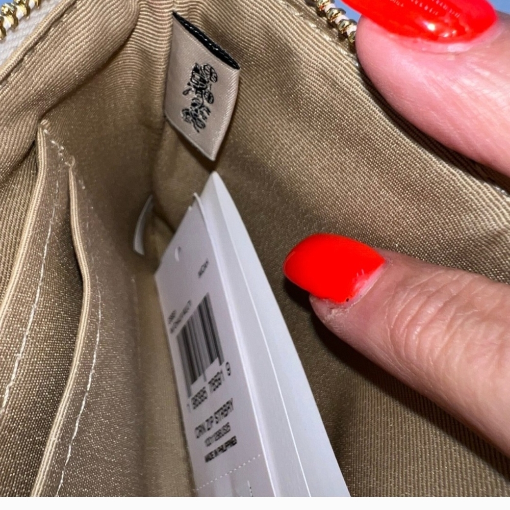 Coach Strawberry Print Wristlet - Picture 7 of 9